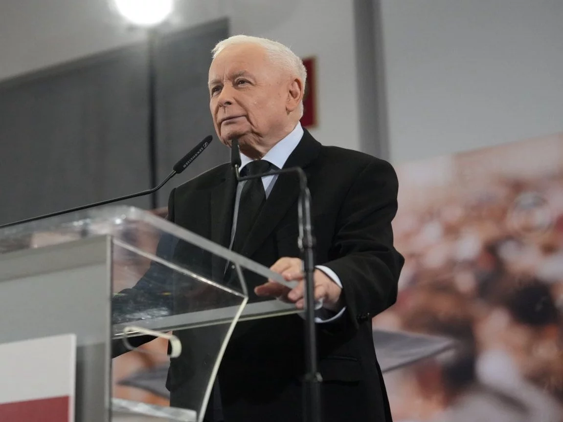 Prezes PiS Jarosław Kaczyński