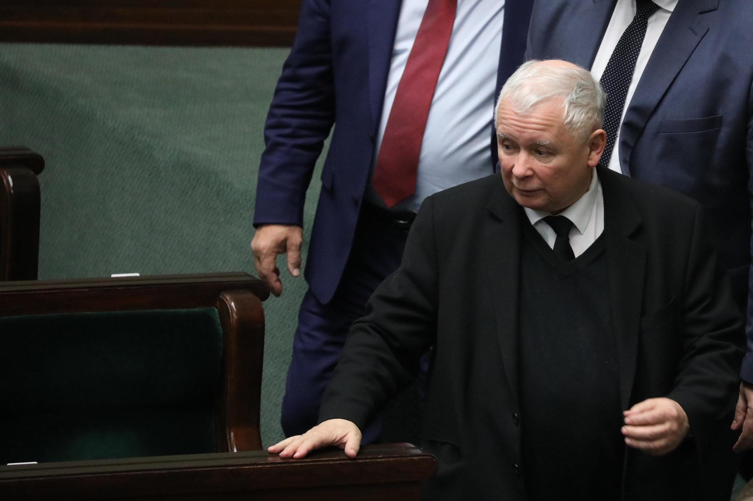 Jarosław Kaczyński w Sejmie