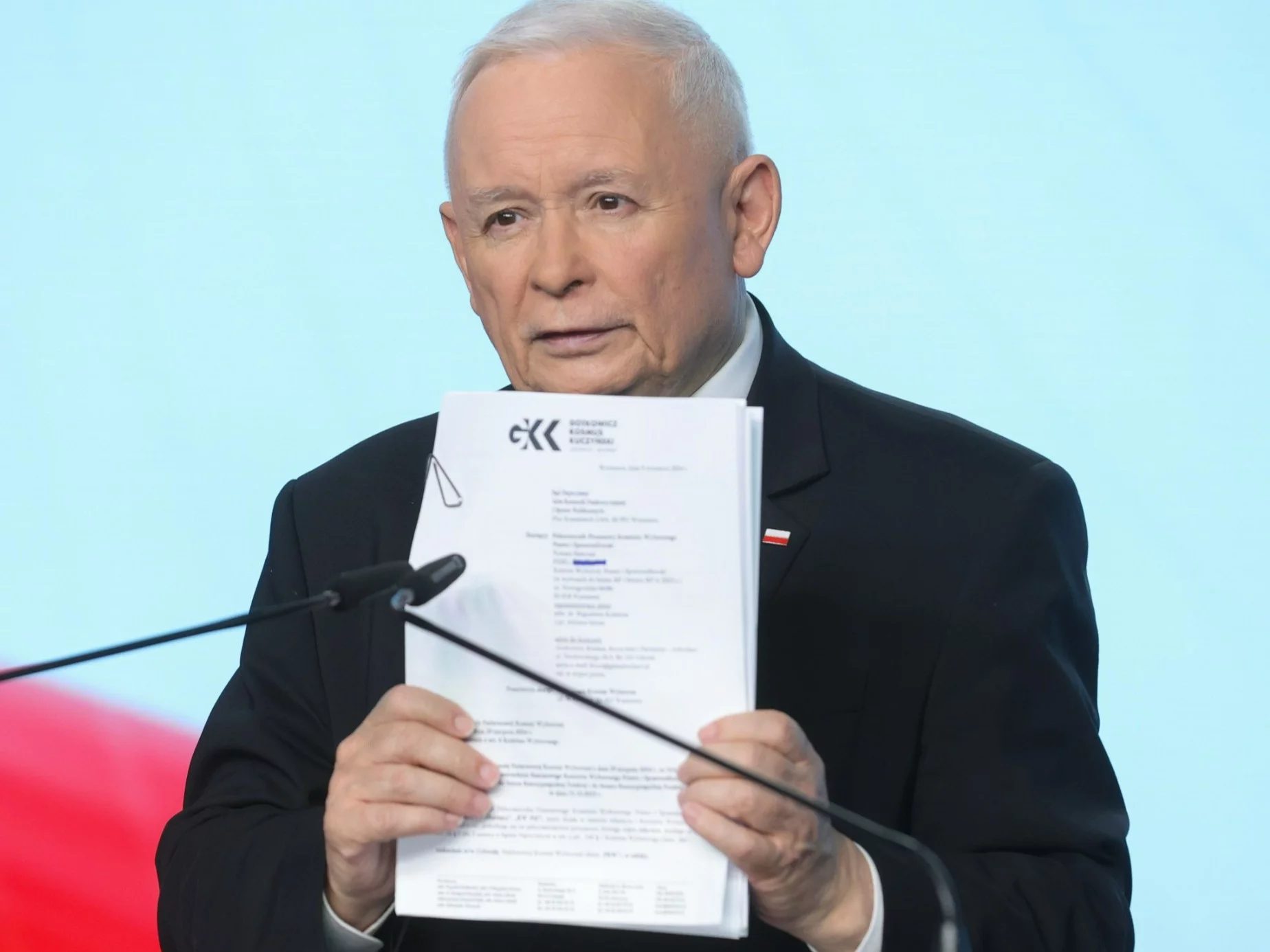 Prezes Prawa i Sprawiedliwości Jarosław Kaczyński