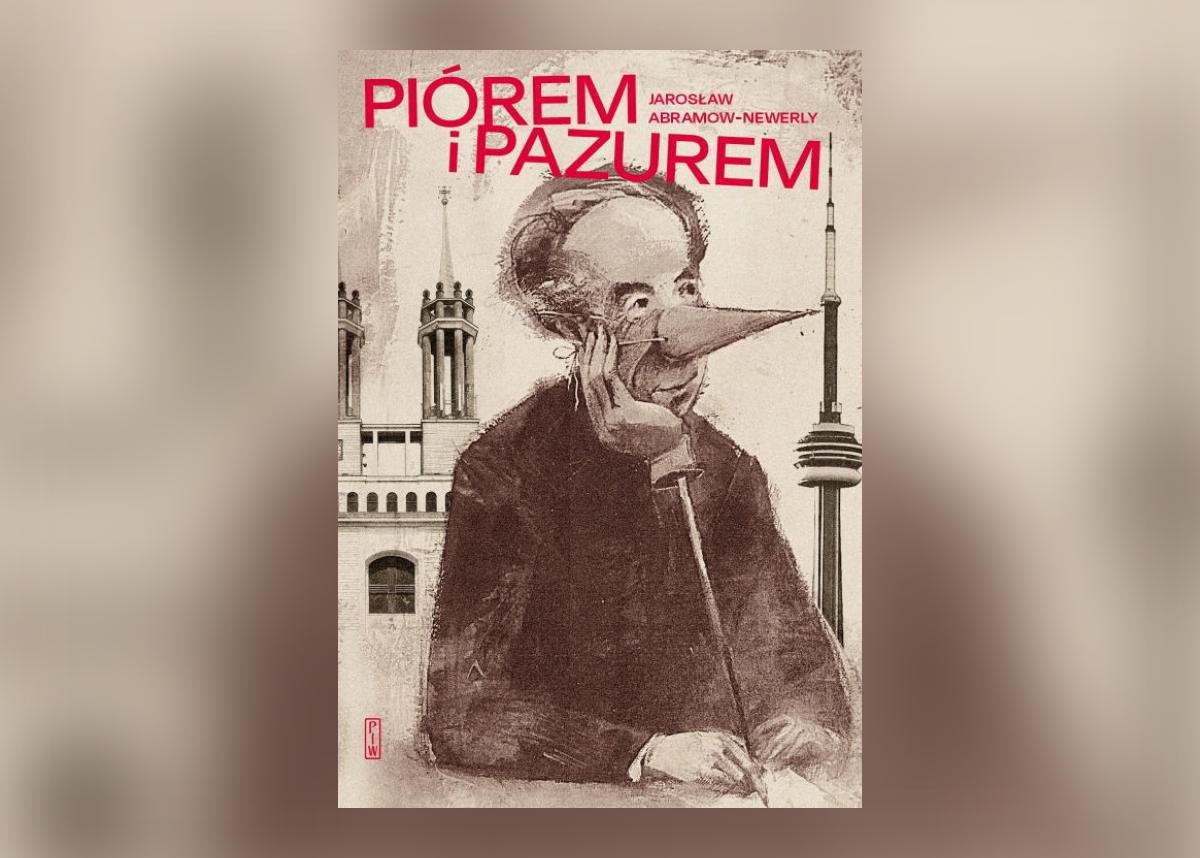 PIÓREM I PAZUREM - okładka książki