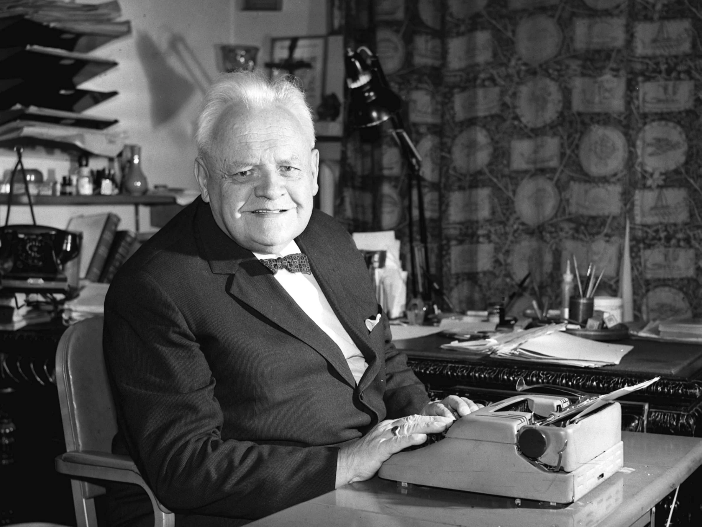 Melchior Wańkowicz, pisarz, dziennikarz, reportażysta i publicysta. Warszawa 1963