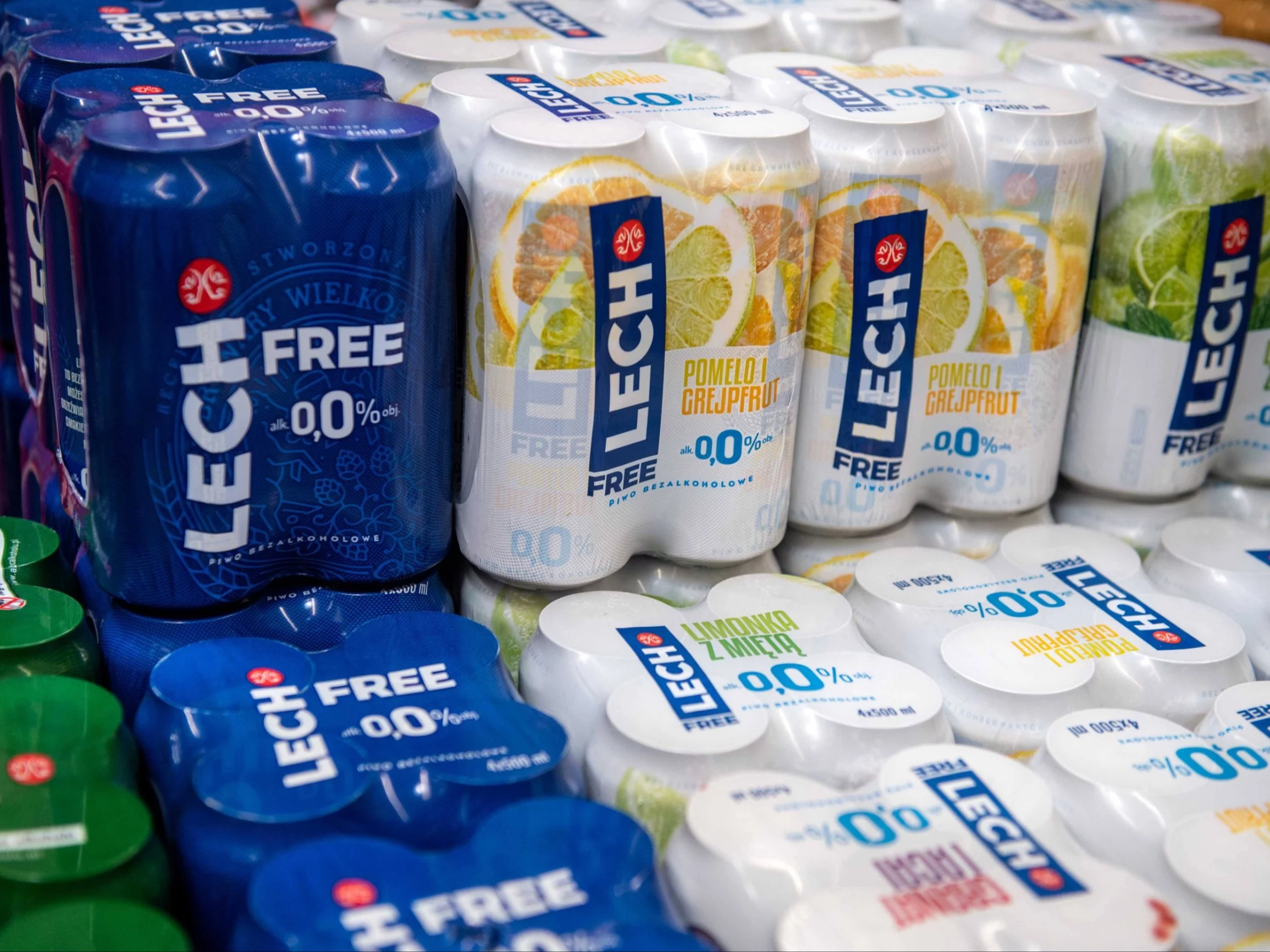 Bezalkoholowe piwo Lech