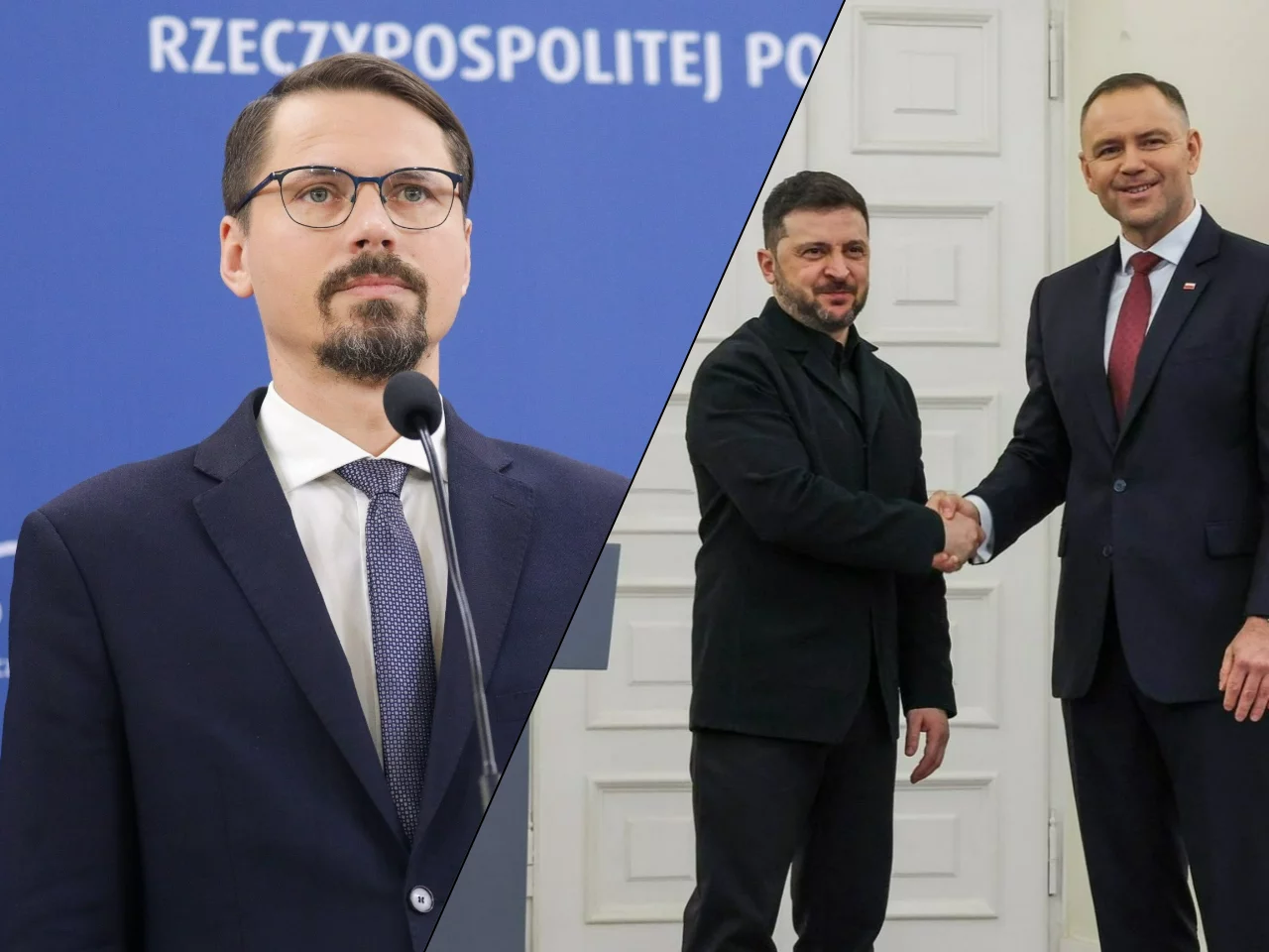 Płaczek zaapelował do Nawrockiego o odebranie orderu Zełenskiemu