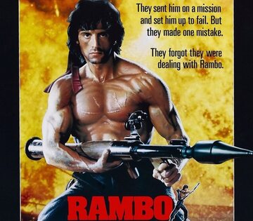 Plakat filmu Rambo II