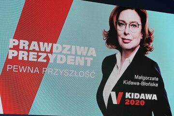 Plakat wyborczy Małgorzaty Kidawy-Błońskiej