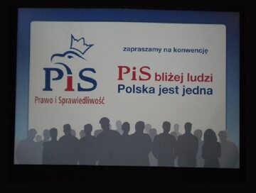 Plakat wyborczy PiS-u