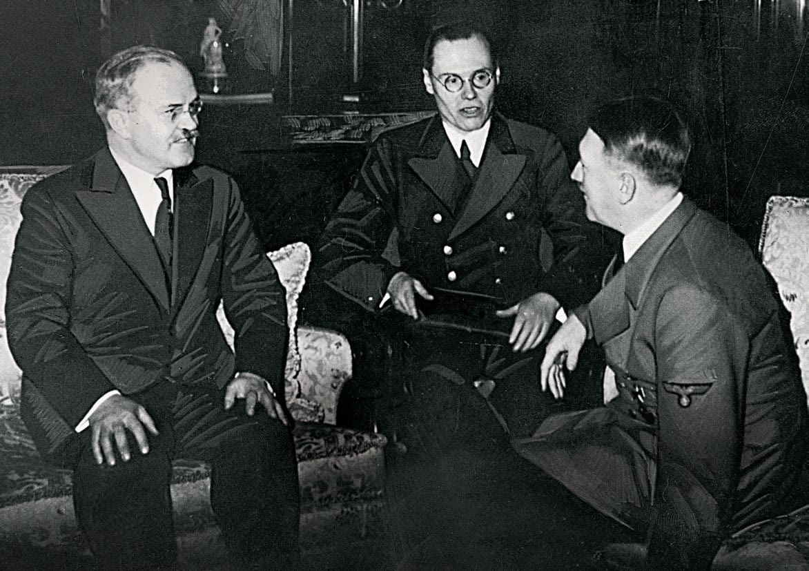 Wiaczesław Mołotow i Adolf Hitler, Berlin 1940 r.