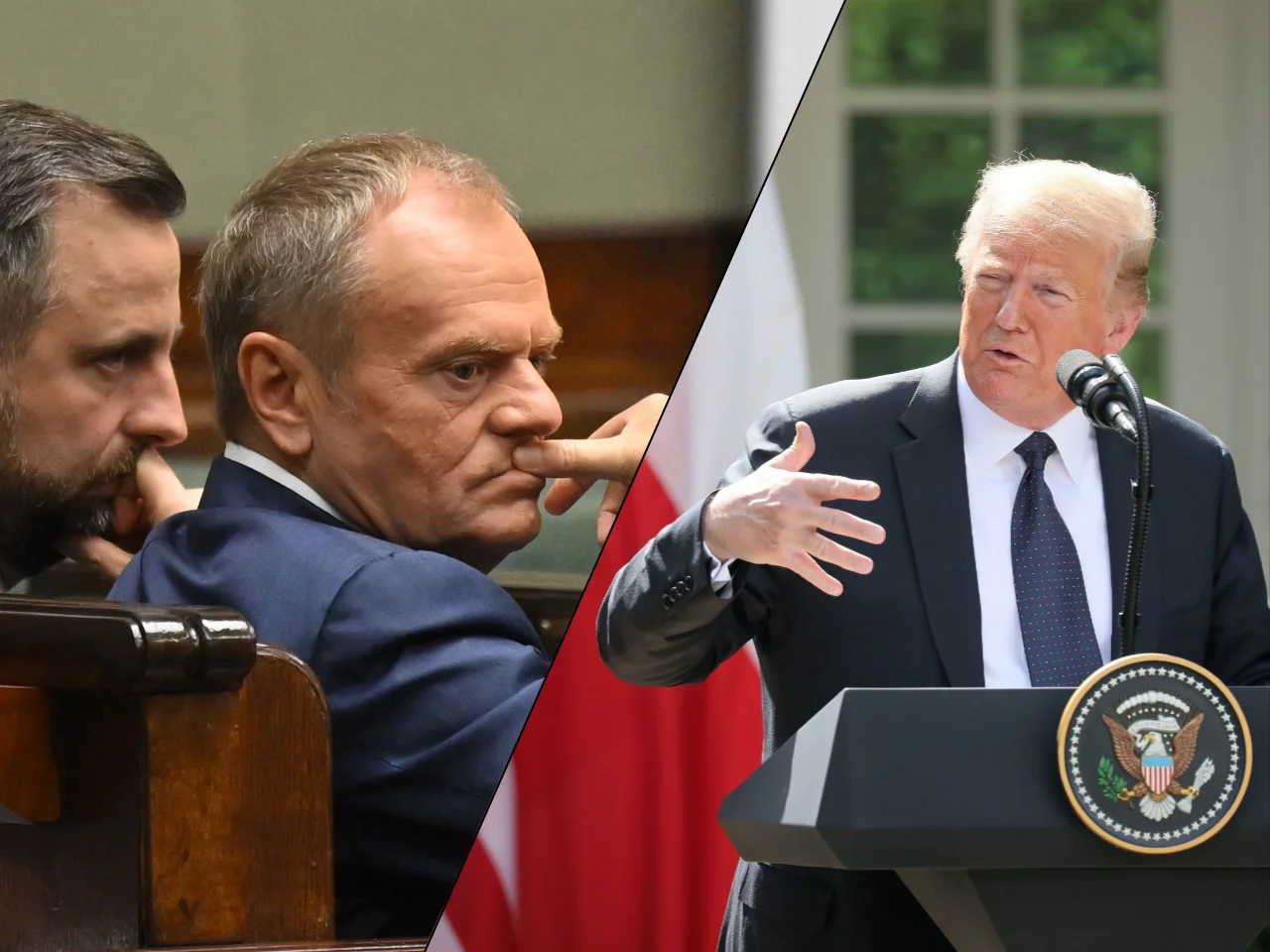 Plan Trumpa dotyczy Polski. Zdecydowana reakcja Tuska