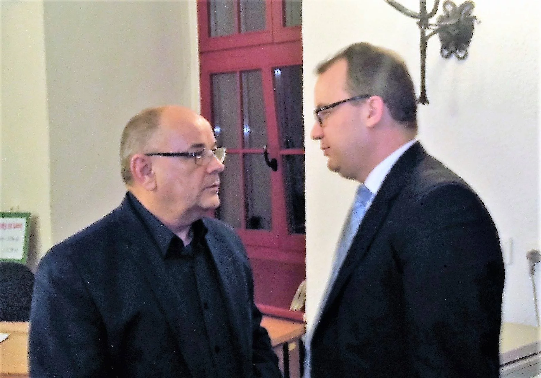 Płk. Adam Mazguła i Rzecznik Praw Obywatelskich Adam Bodnar