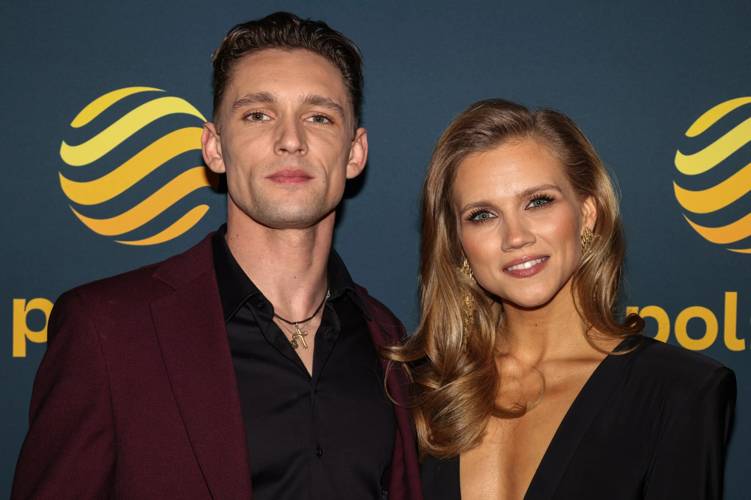 Tancerka Agnieszka Kaczorowska i Filip Gurłacz