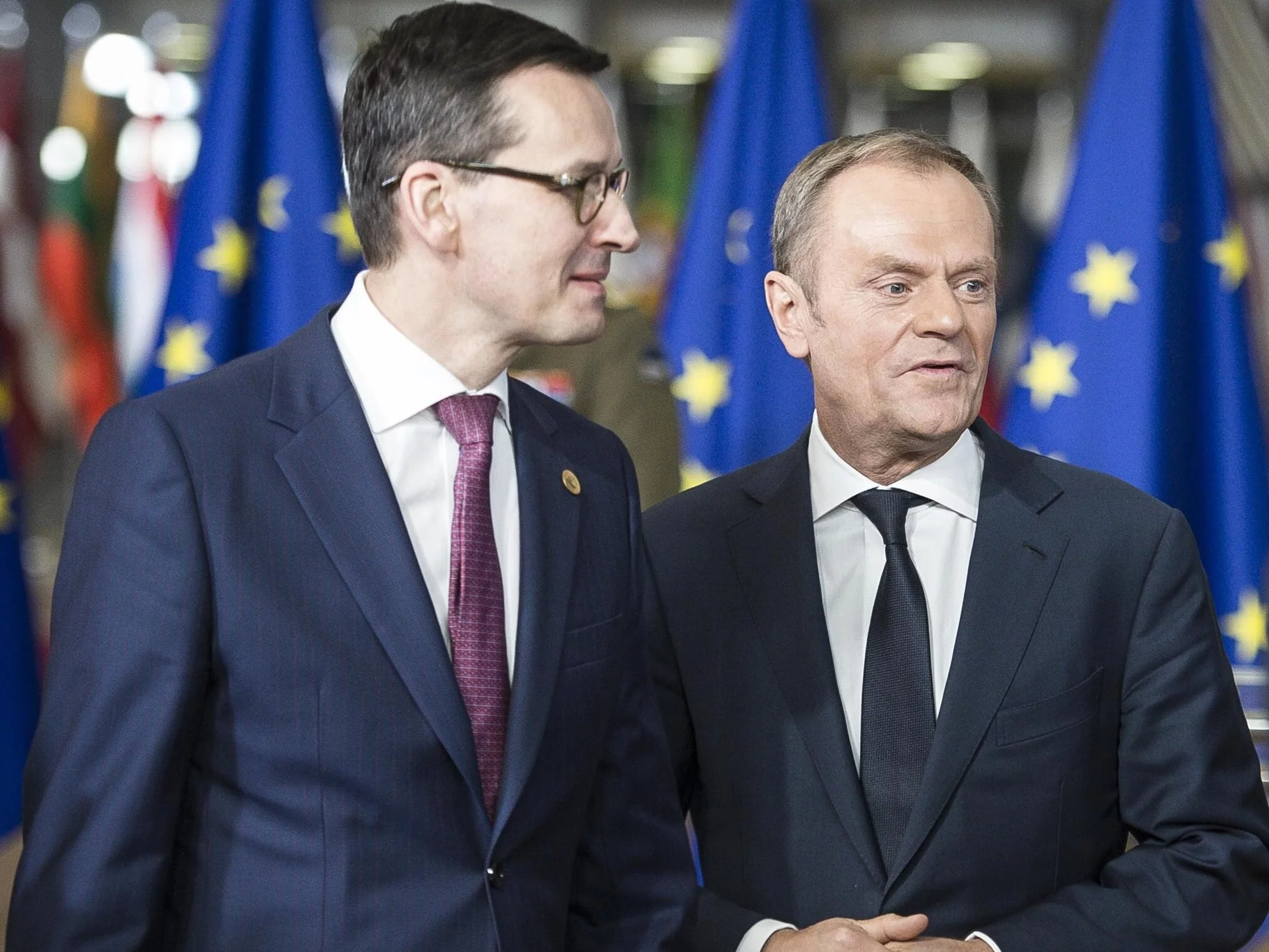 Mateusz Morawiecki i Donald Tusk