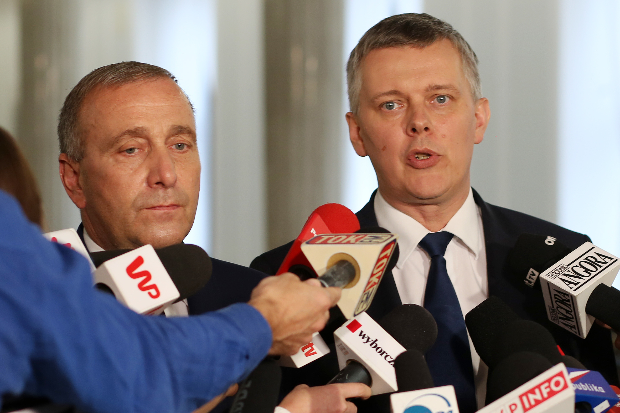 Grzegorz Schetyna i Tomasz Siemoniak (PO)