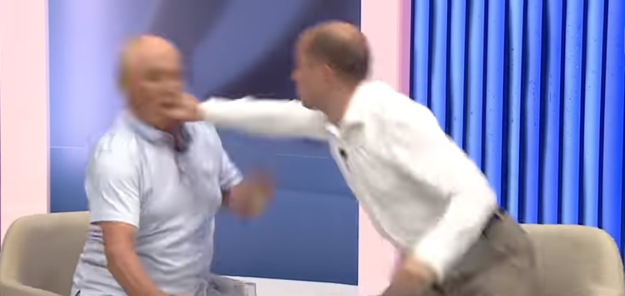 Burzliwa dyskusja polityczna. Goście programu pobili się na wizji