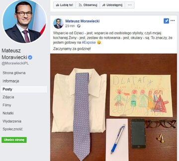 Początek expose Mateusza Morawieckiego zaplanowano na godz. 10.00. Premier na Facebooku opisał swoje przygotowania do wystąpienia w Sejmie.