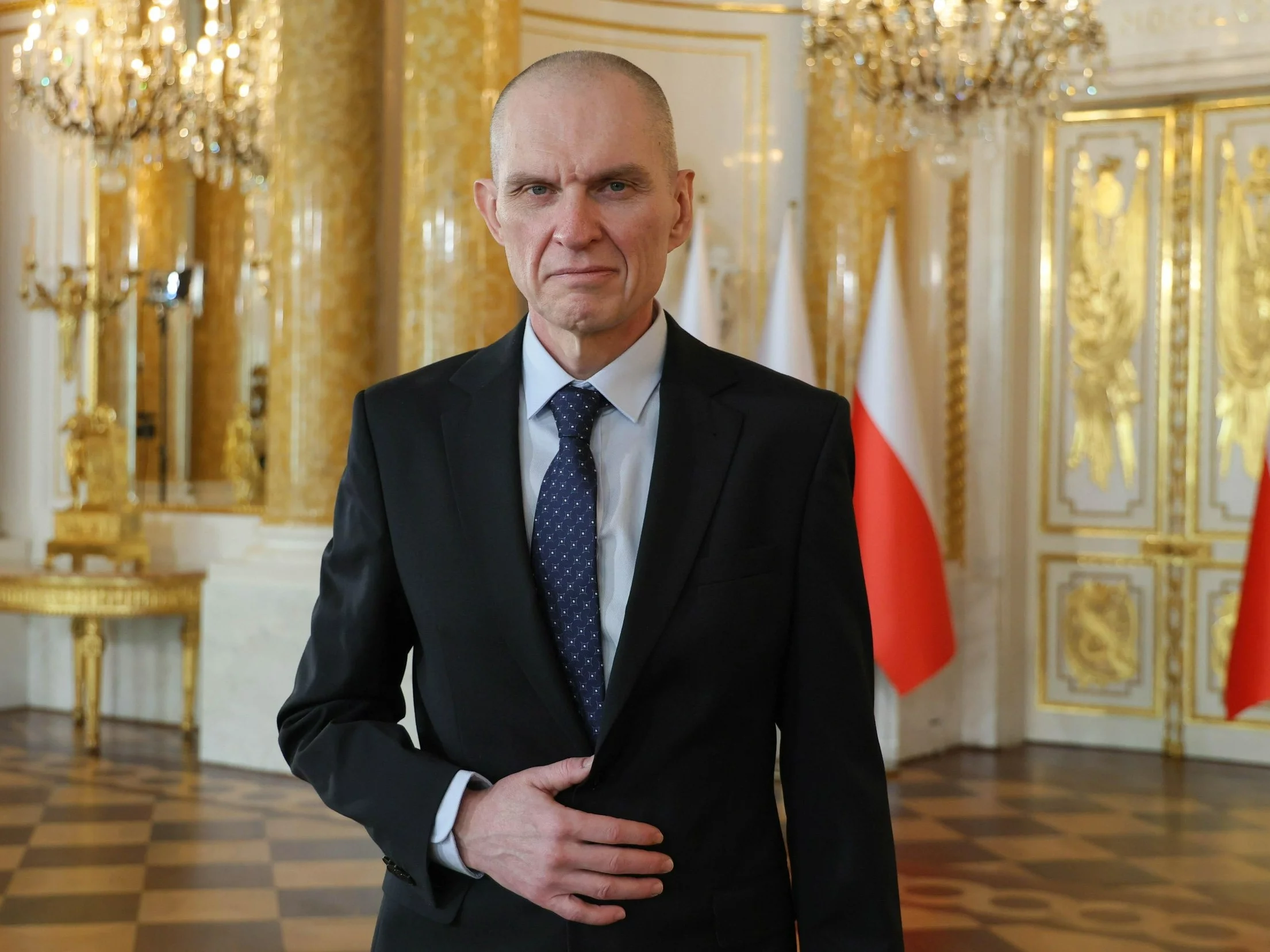 Święto Narodowe Trzeciego Maja. Andrzej Poczobut przed uroczystością wręczenia odznaczeń państwowych na Zamku Królewskim w Warszawie