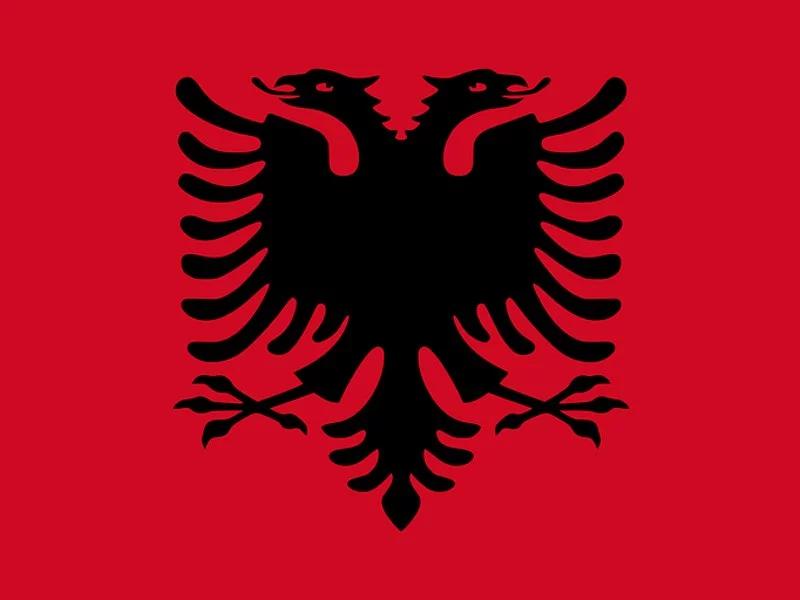 Flaga Albanii