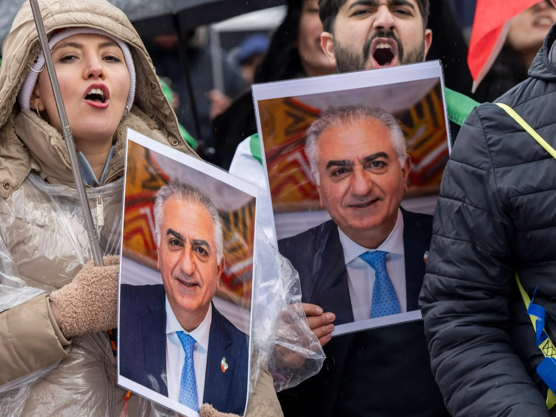 Zwolennicy Rezy Pahlawiego