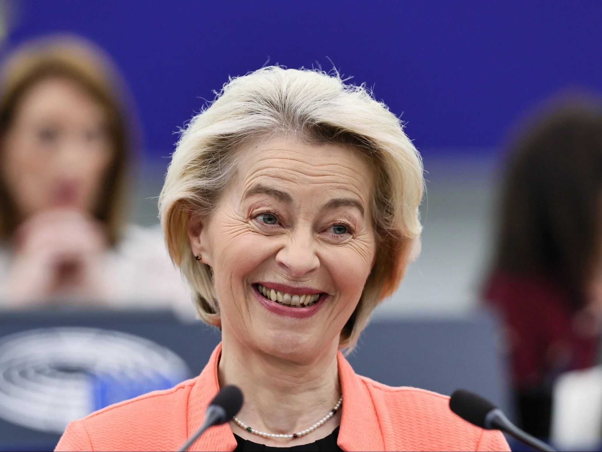 Przewodnicząca Komisji Europejskiej, niemiecka polityk Ursula von der Leyen