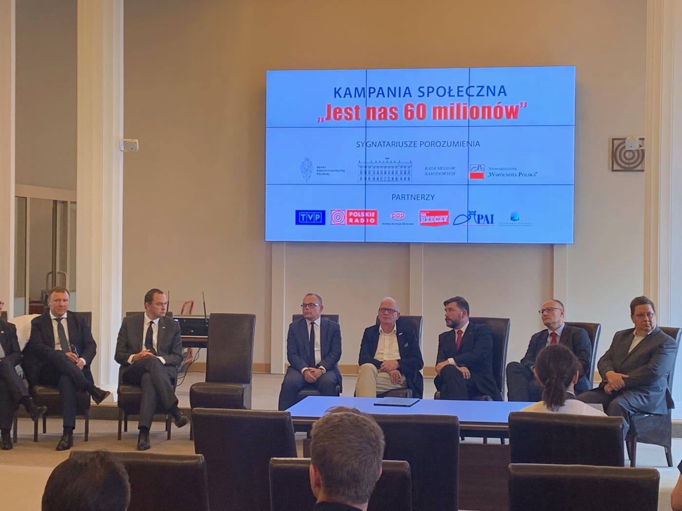 Inauguracja społecznej kampanii "Jest nas 60 milionów"