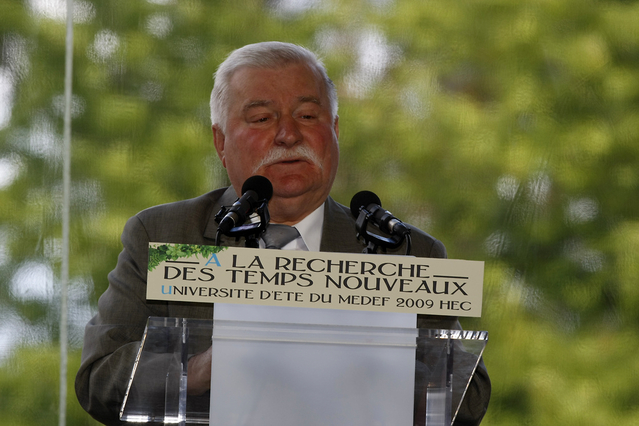 Lech Walesa zagranica