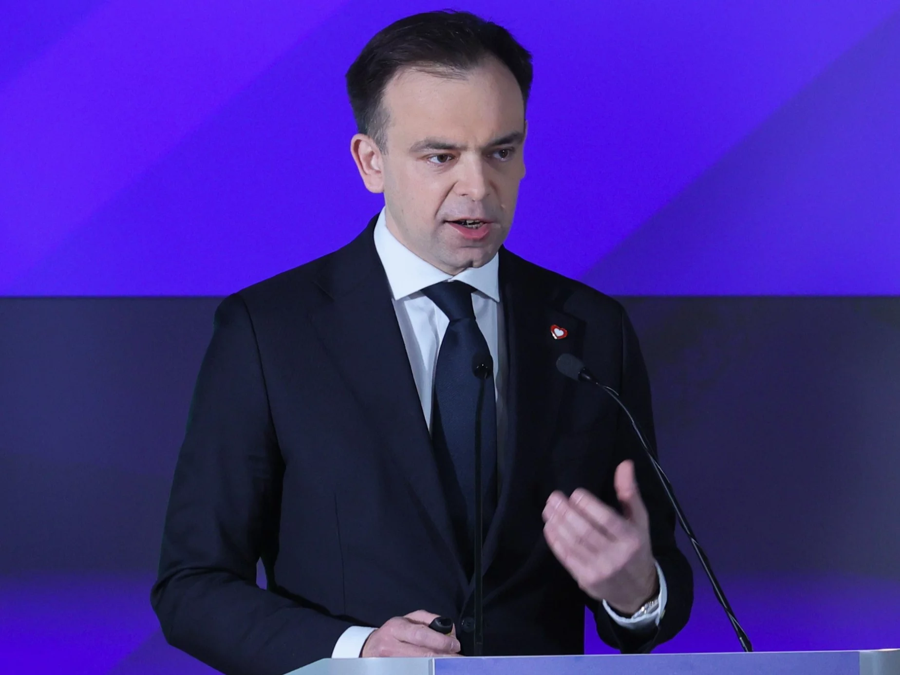 Minister finansów i gospodarki Andrzej Domański