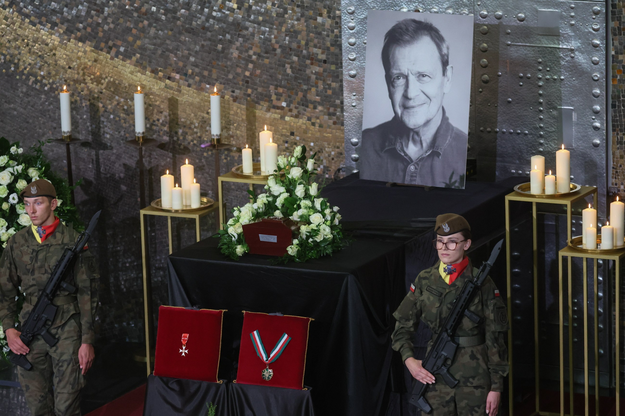 Pogrzeb Jana Frycza na warszawskich Powązkach Wojskowych
