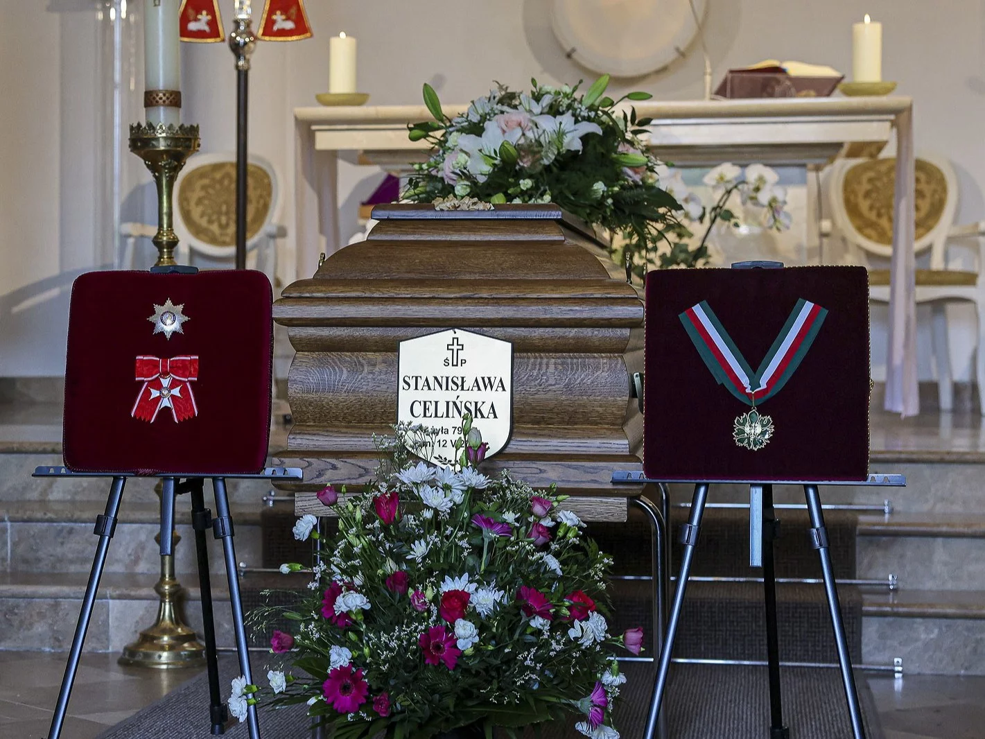 Warszawa. Uroczystości pogrzebowe śp. Stanisławy Celińskiej