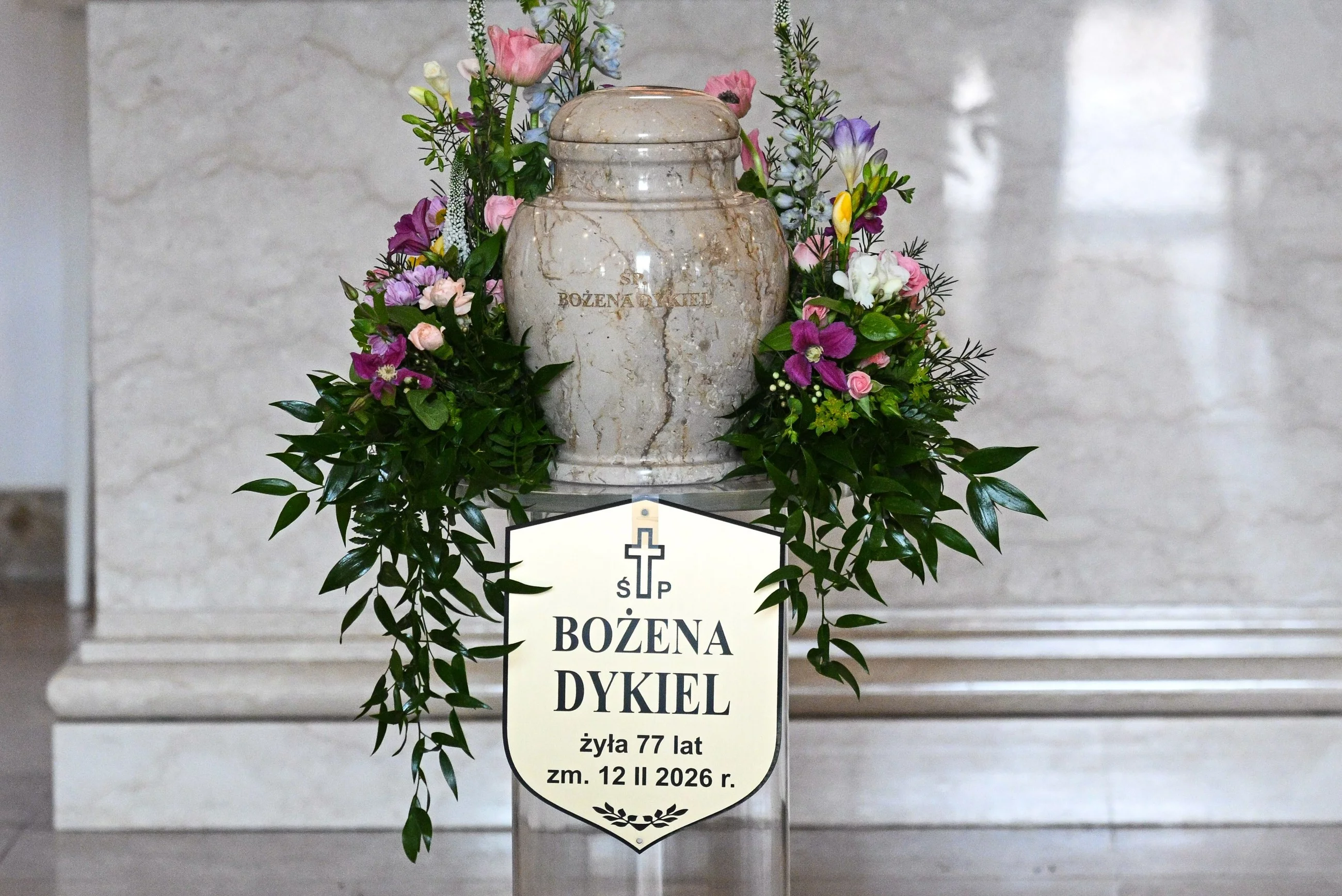 Uroczystości pogrzebowe aktorki Bożeny Dykiel