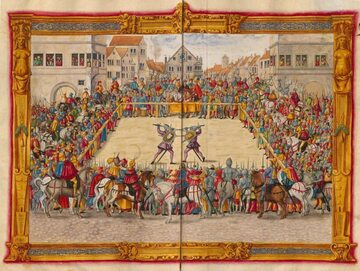 Pojedynek sądowy w Augsburgu (początek XV w.)