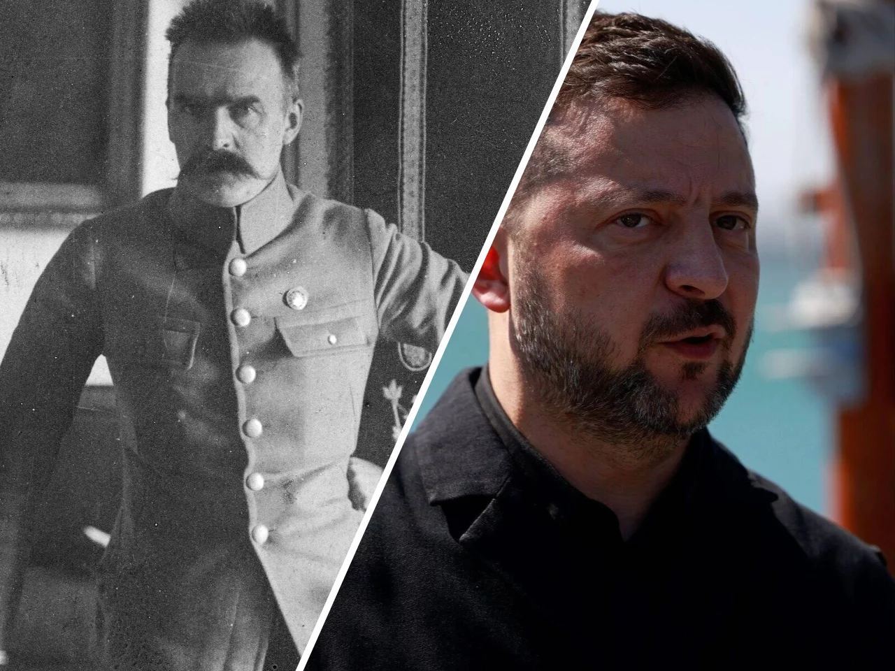 Józef Piłsudski  / Wołodymyr Zełenski