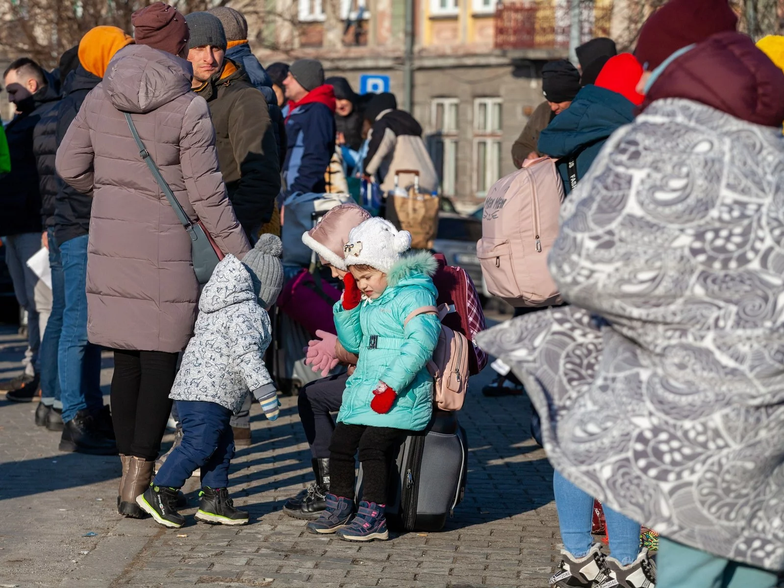 Ukraińcy uchodźcy w Przemyślu