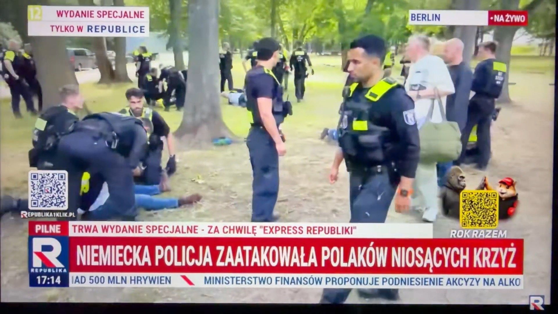 Niemieccy policjanci brutalnie spacyfikowali Polaków
