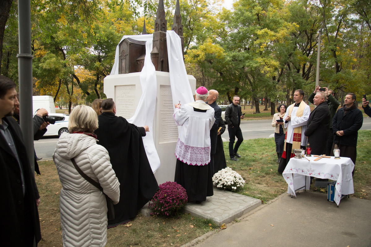 Odsłonięcie pomnika kościoła pw. św. Klemensa w Odessie