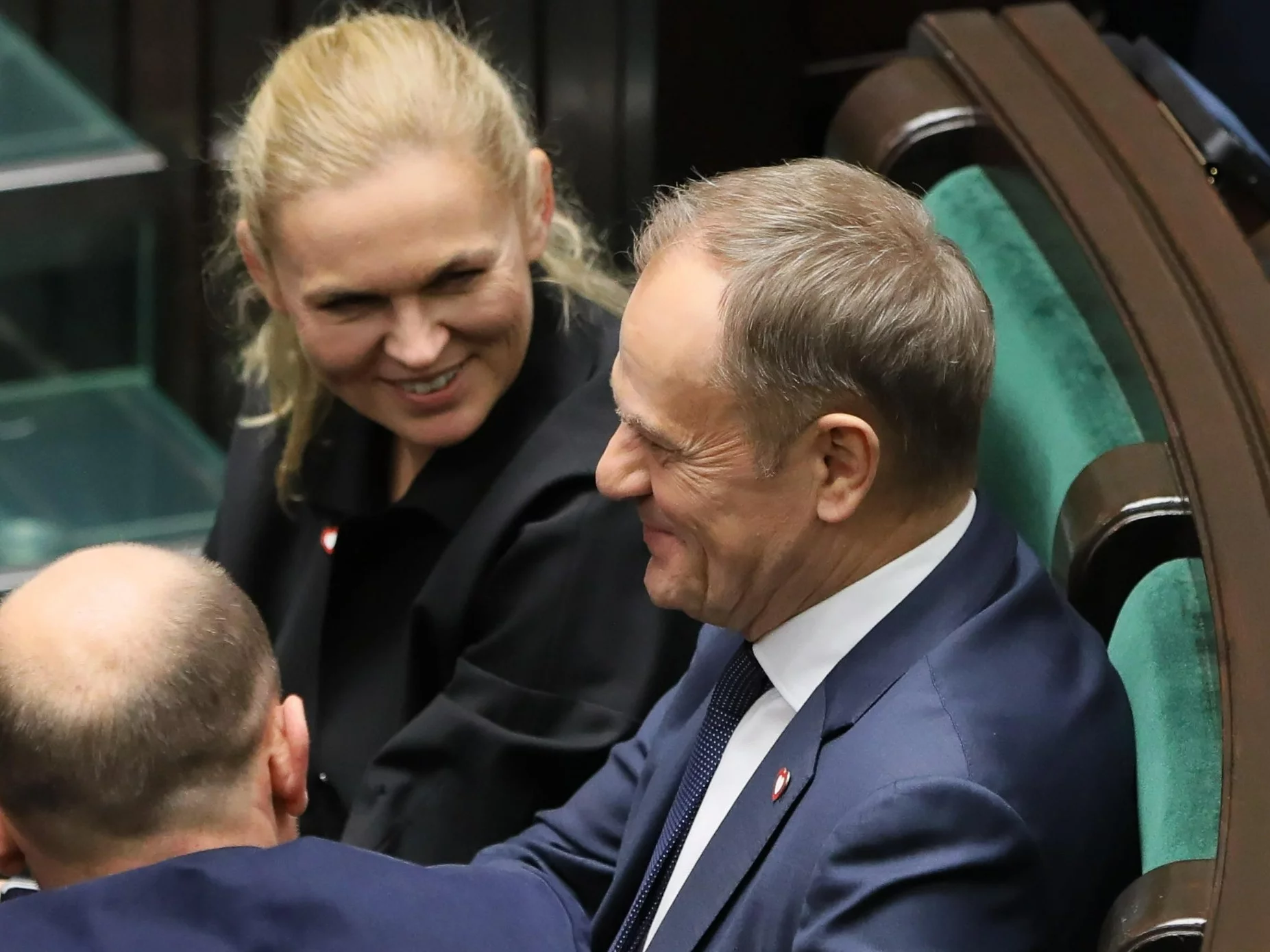 Barbara Nowacka i Donald Tusk