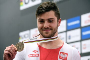 Polak Mateusz Rudyk zdobył brązowy medal w sprincie podczas mistrzostw świata w kolarstwie torowym.