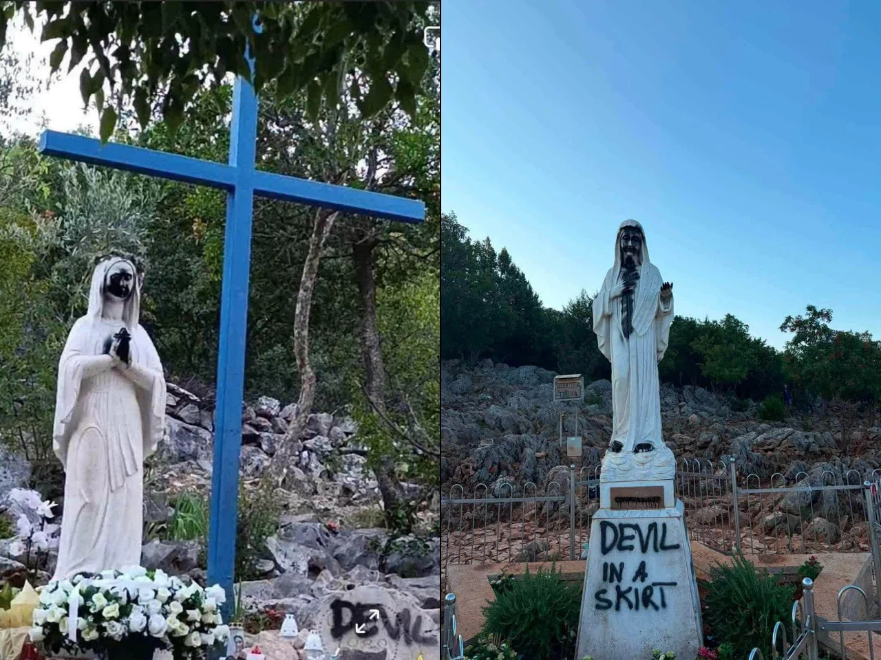 Sprofanowano figurę Matki Bożej w Medziugorie