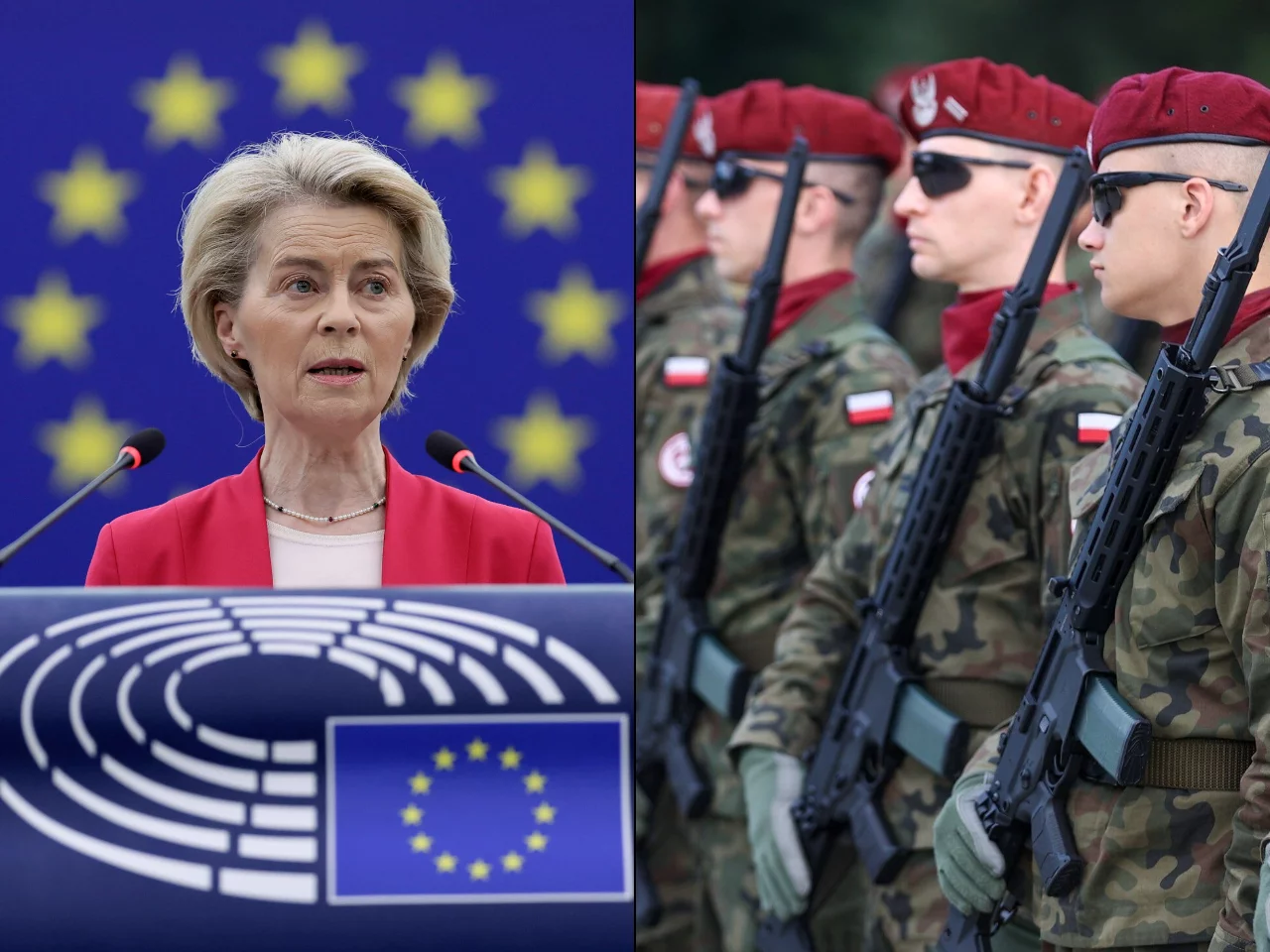 Ursula von der Leyen, żołnierze Wojska Polskiego