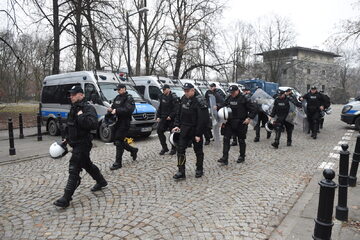 Policja pod Sejmem