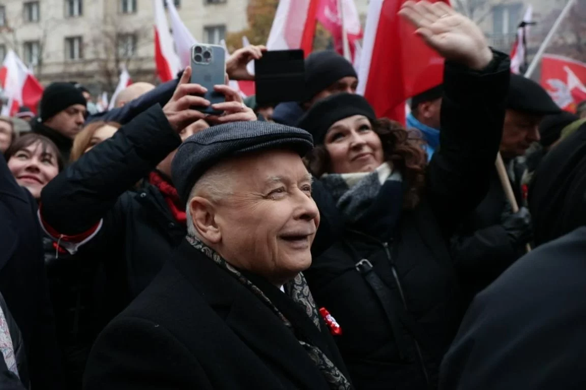 Jarosław Kaczyński na Marszu Niepodległości 2024