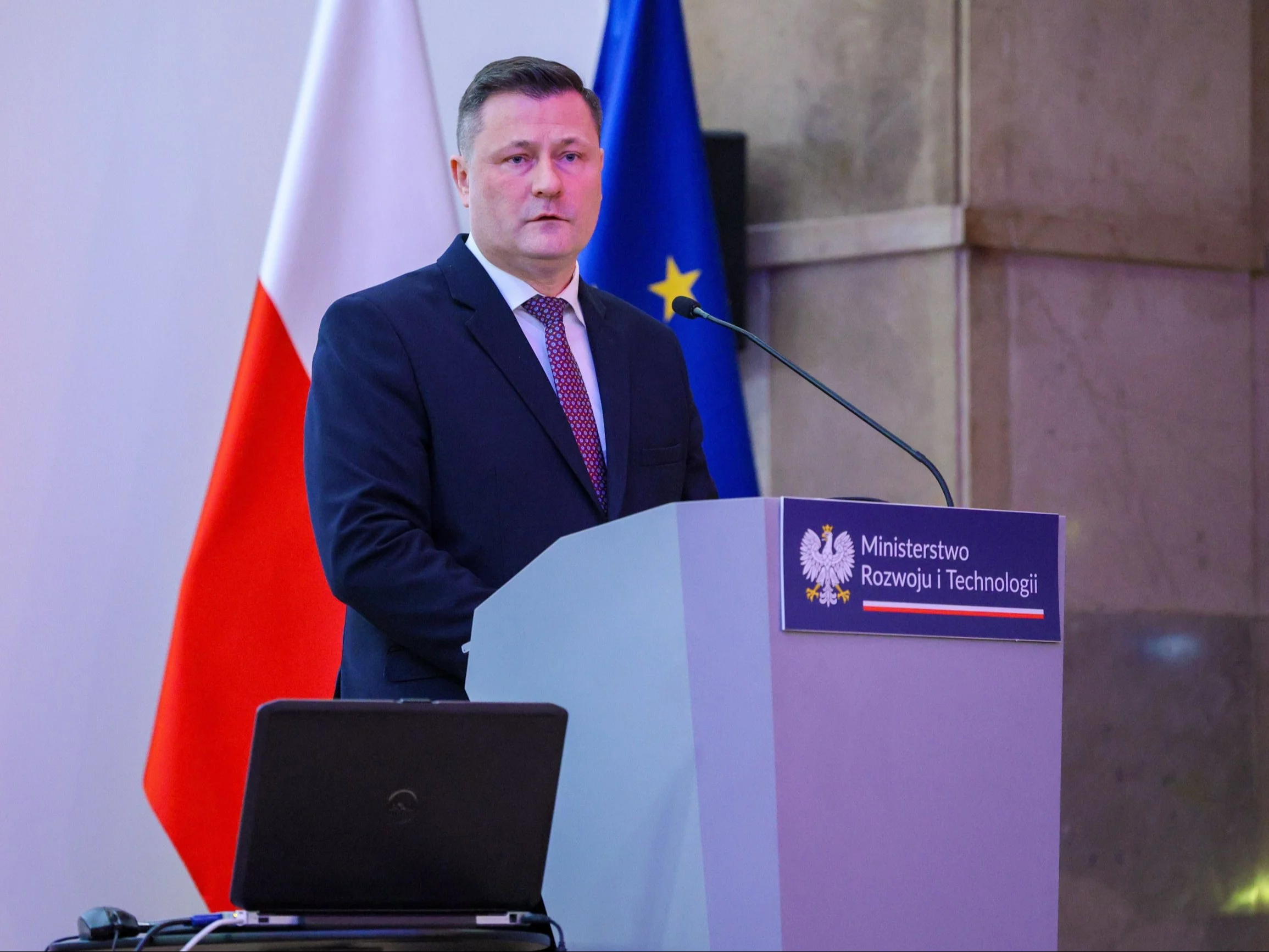 Minister rozwoju i technologii Krzysztof Paszyk