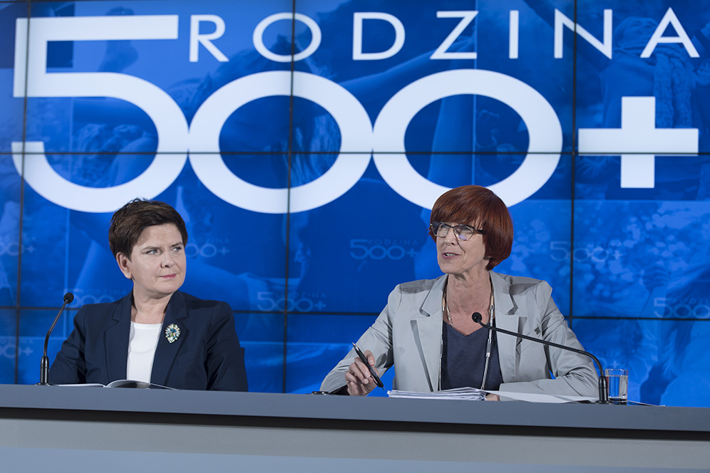 "Rodzina 500+" to flagowy program rządu PiS