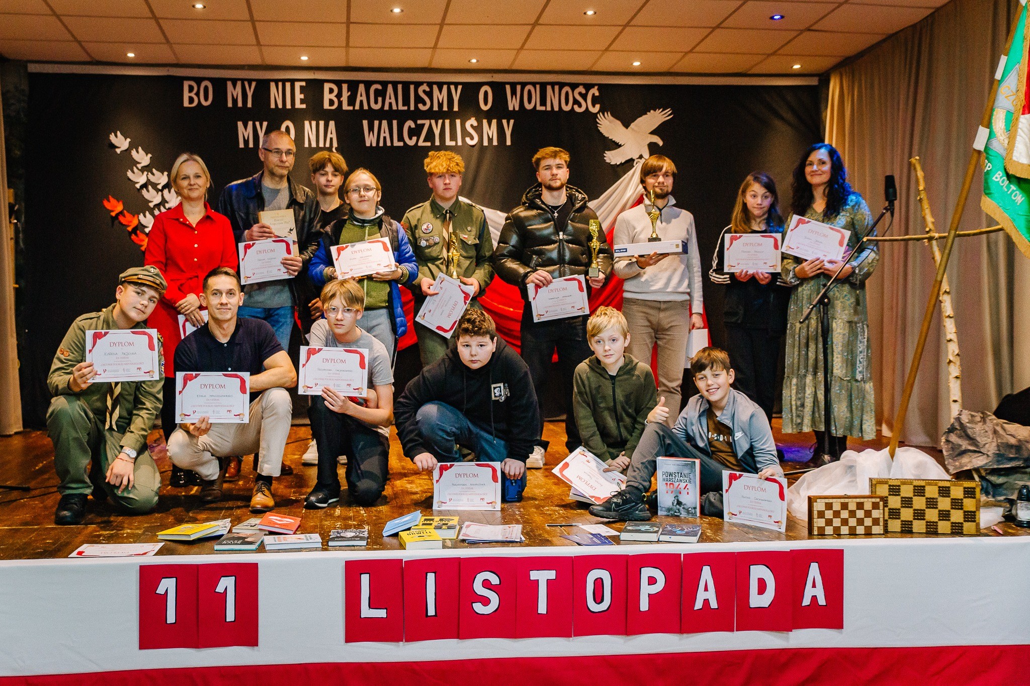 The Polish community in Bury celebrated the National independency  Day together