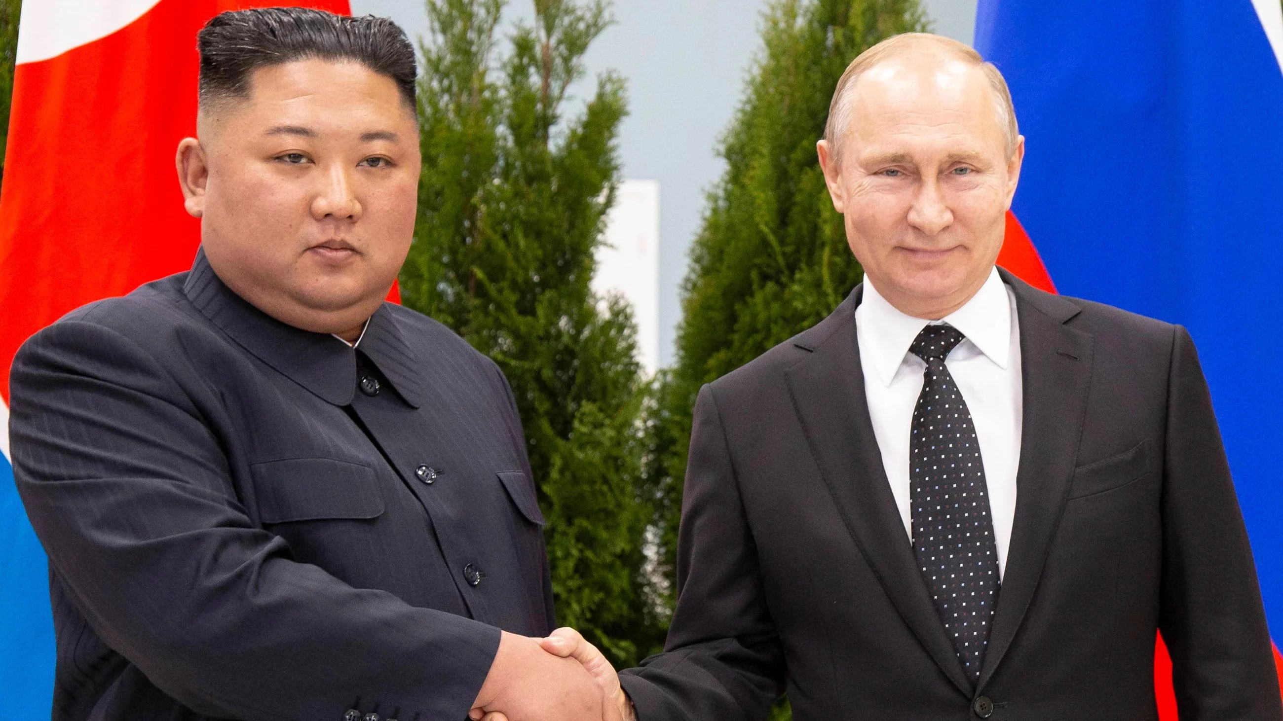 Kim Dzong Un i Władimir Putin