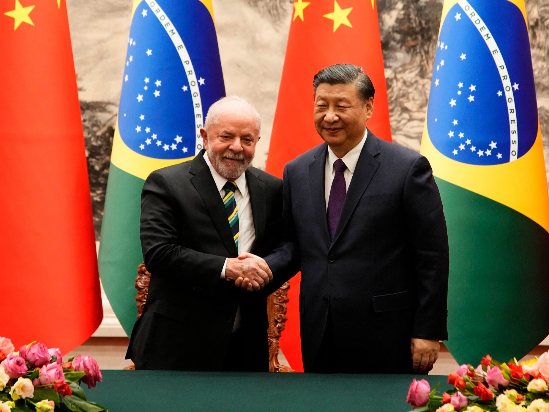 Luiz Inacio Lula da Silva i Xi Jinping