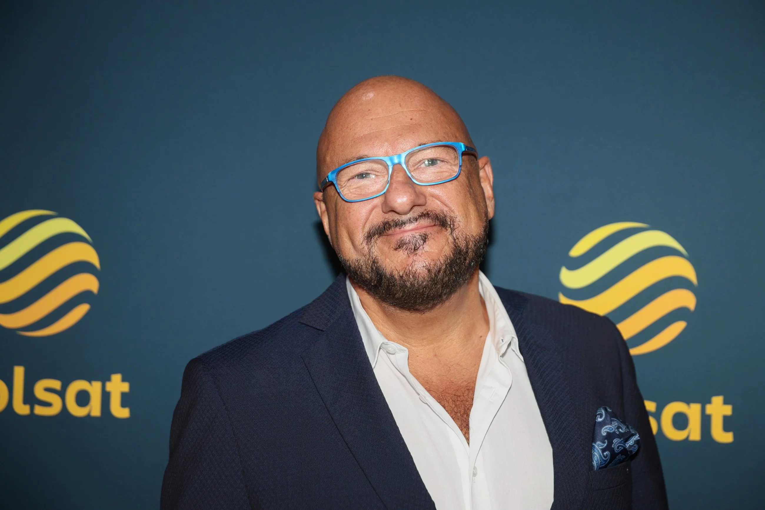 Aktor Piotr Gąsowski na prezentacji ramówki Polsatu