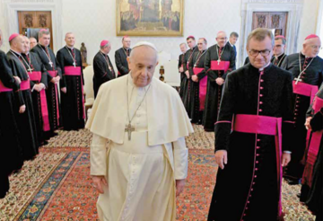 Polscy biskupi u papieża Franciszka