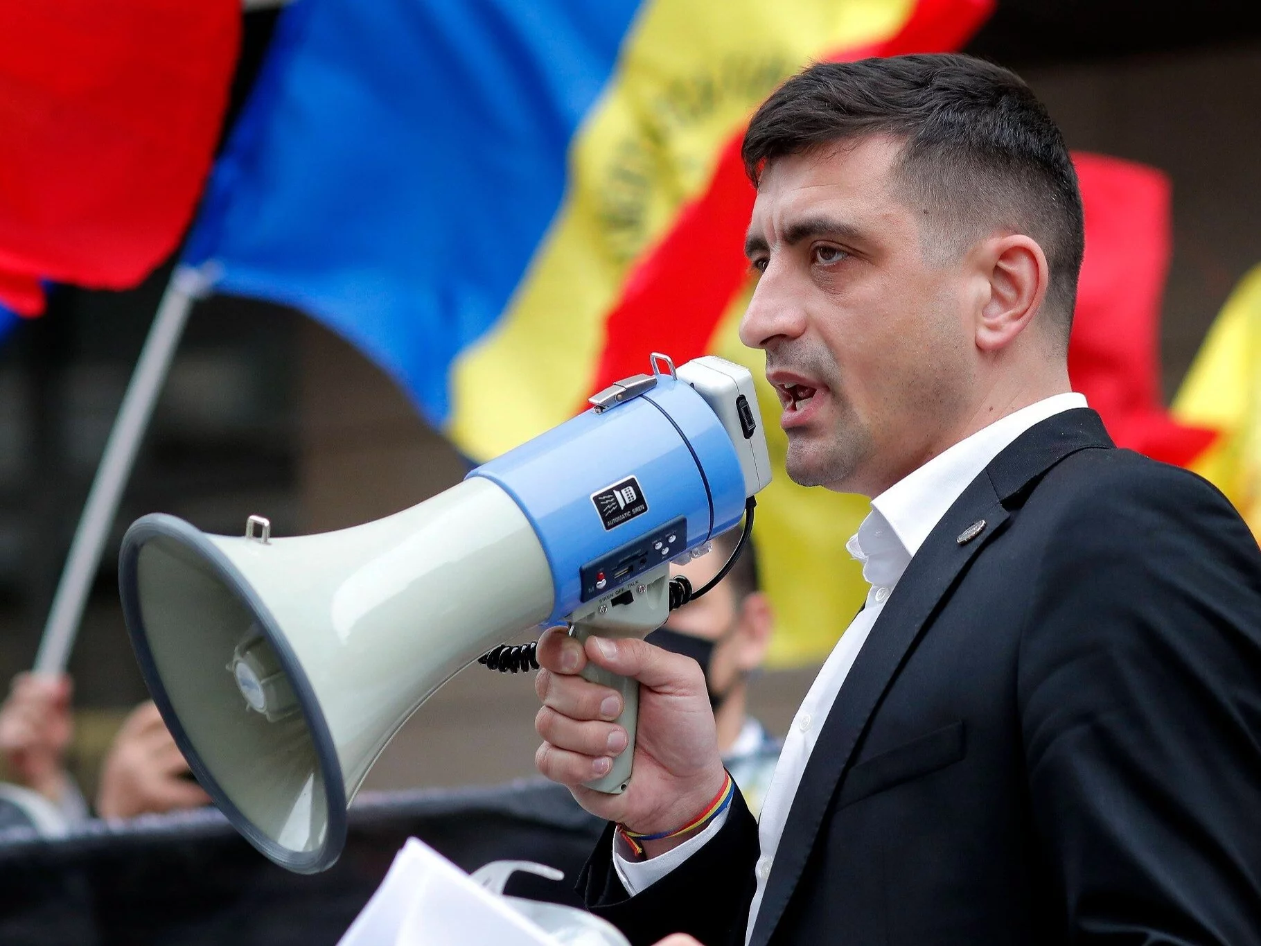 George Simion, lider Sojuszu na rzecz Jedności Rumunów