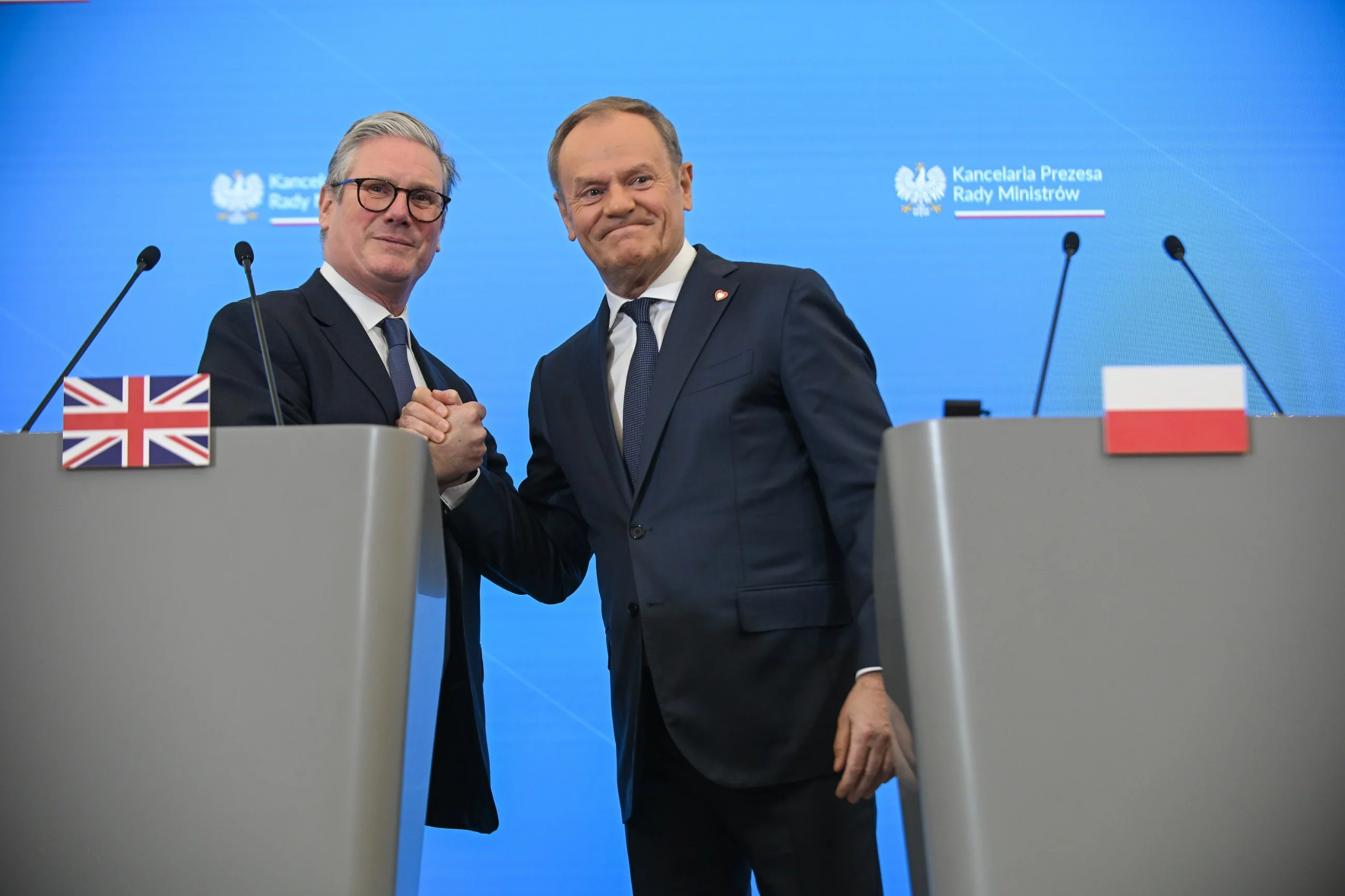 Keir Starmer i Donald Tusk