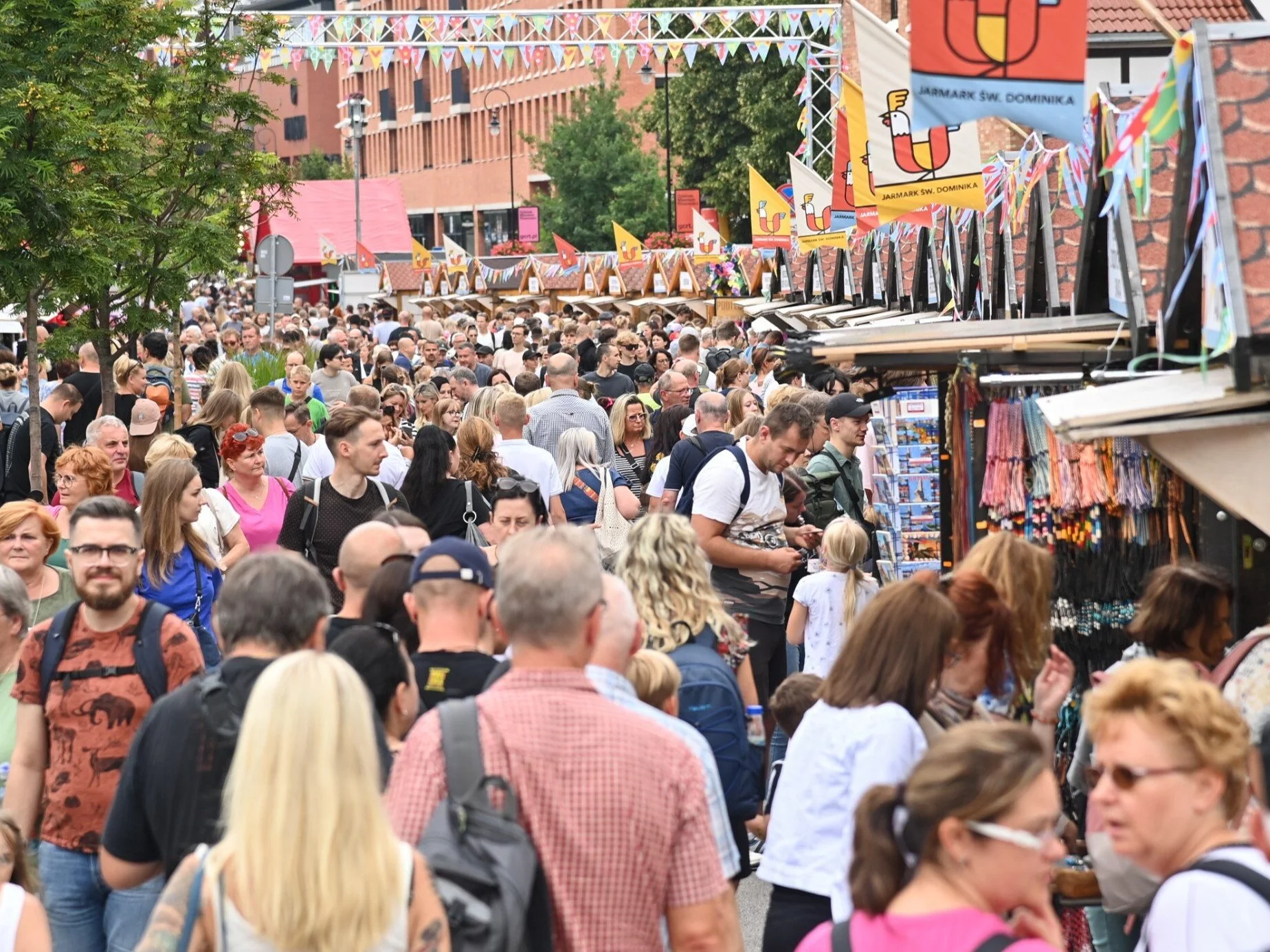 Gdańsk, 27.07.2024. Jarmark św. Dominika w Gdańsku