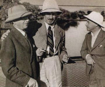 Polska Komisja Studiów na Madagaskarze w 1938 r. Od prawej: mjr M. Lepecki, dyr. L. Alter i inż. S. Dyk